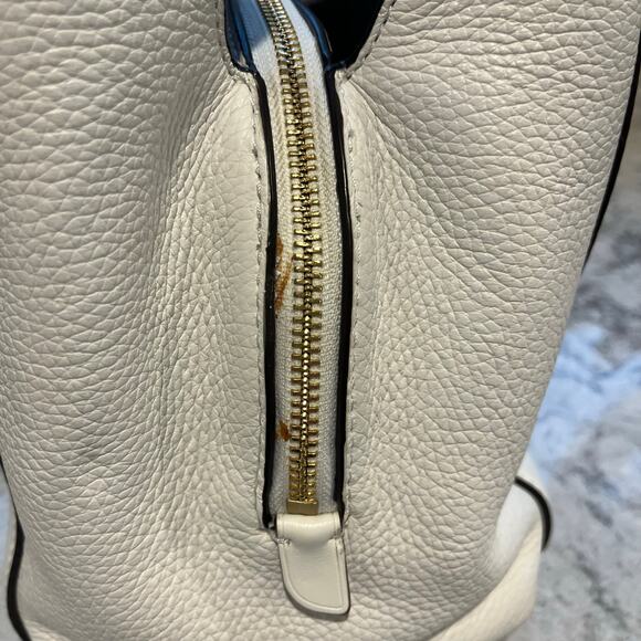 Michael Kors Rosemary Hobo Shoulder Bag, White - Picture 8 of 9